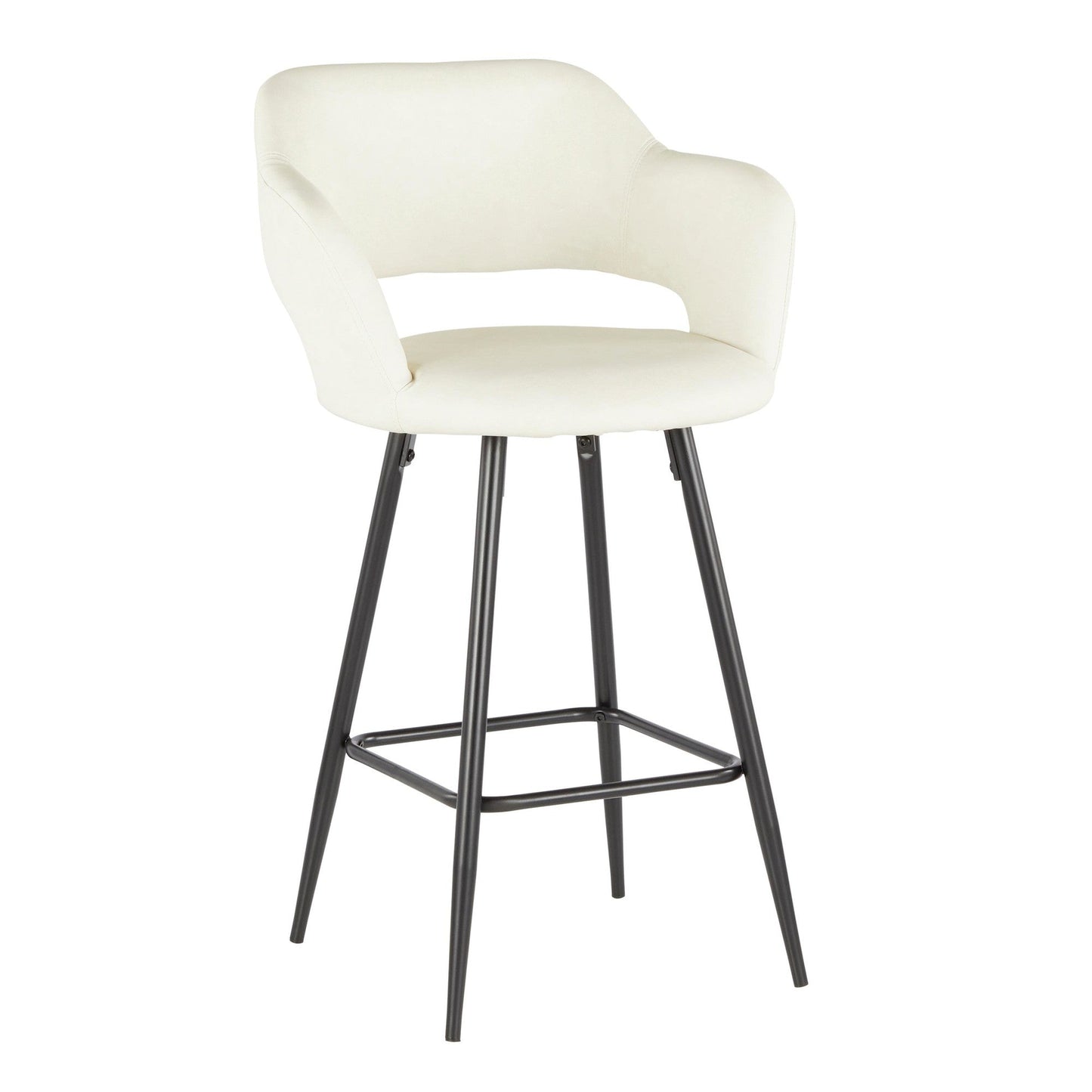 Majestic Office Furniture 25" Fixed-Height Counter Stool - Set of 2