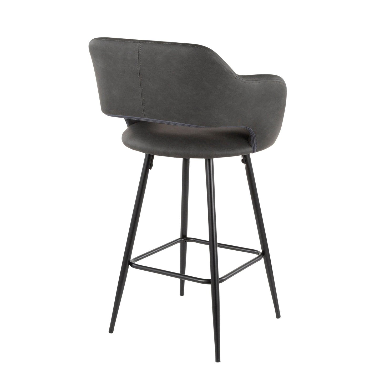 Majestic Office Furniture 25" Fixed-Height Counter Stool - Set of 2