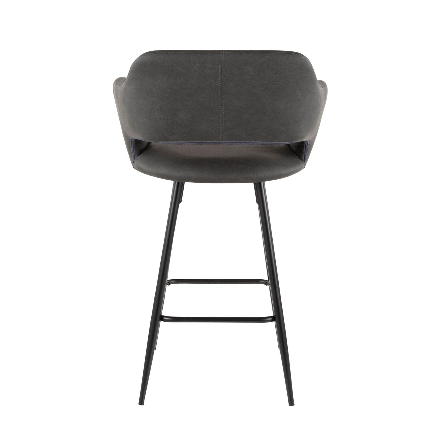 Majestic Office Furniture 25" Fixed-Height Counter Stool - Set of 2