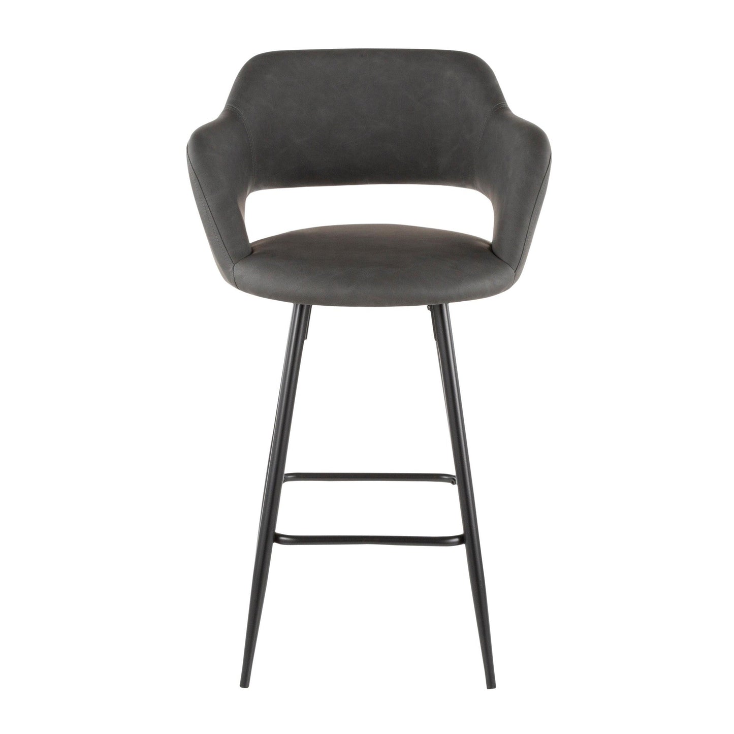 Majestic Office Furniture 25" Fixed-Height Counter Stool - Set of 2
