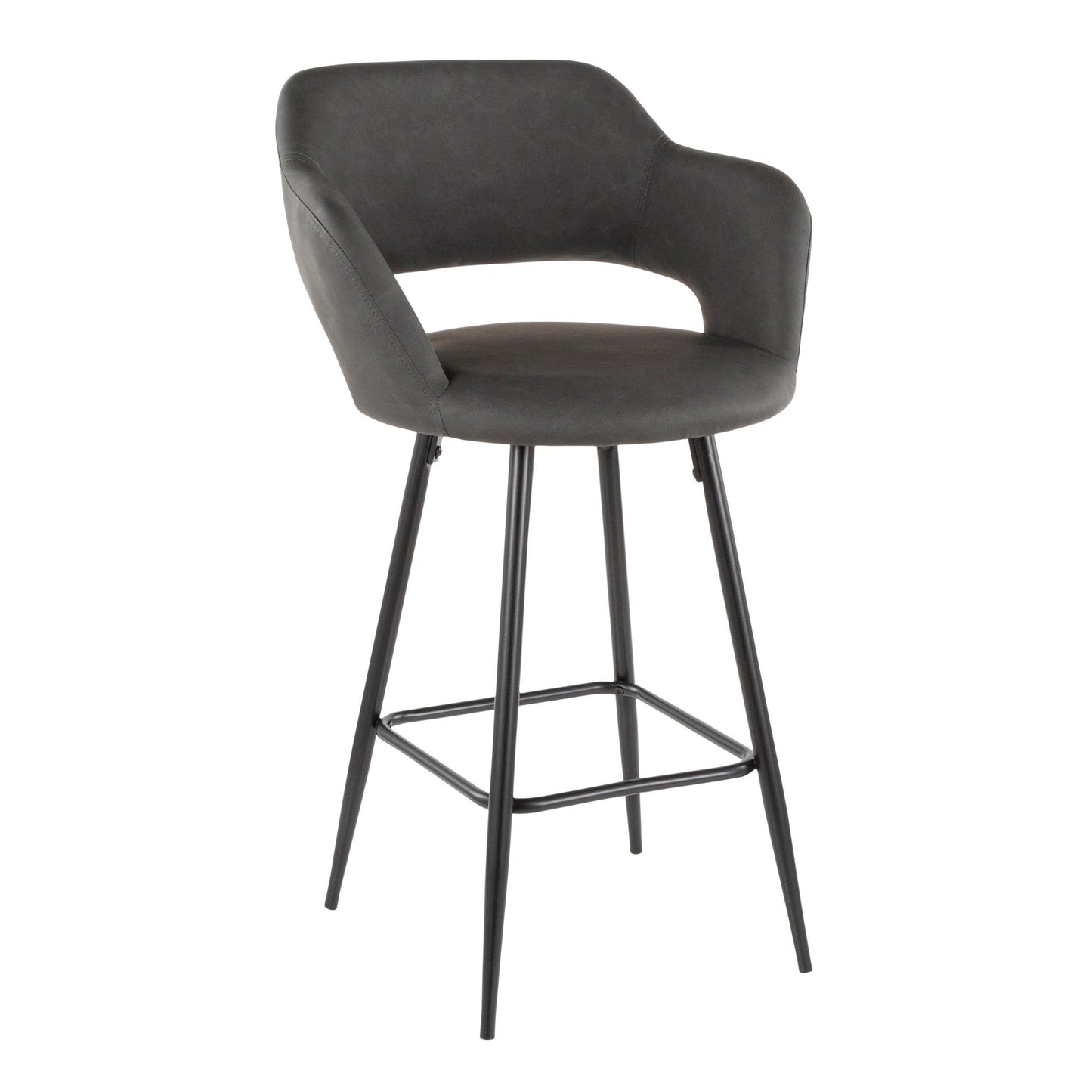 Majestic Office Furniture 25" Fixed-Height Counter Stool - Set of 2