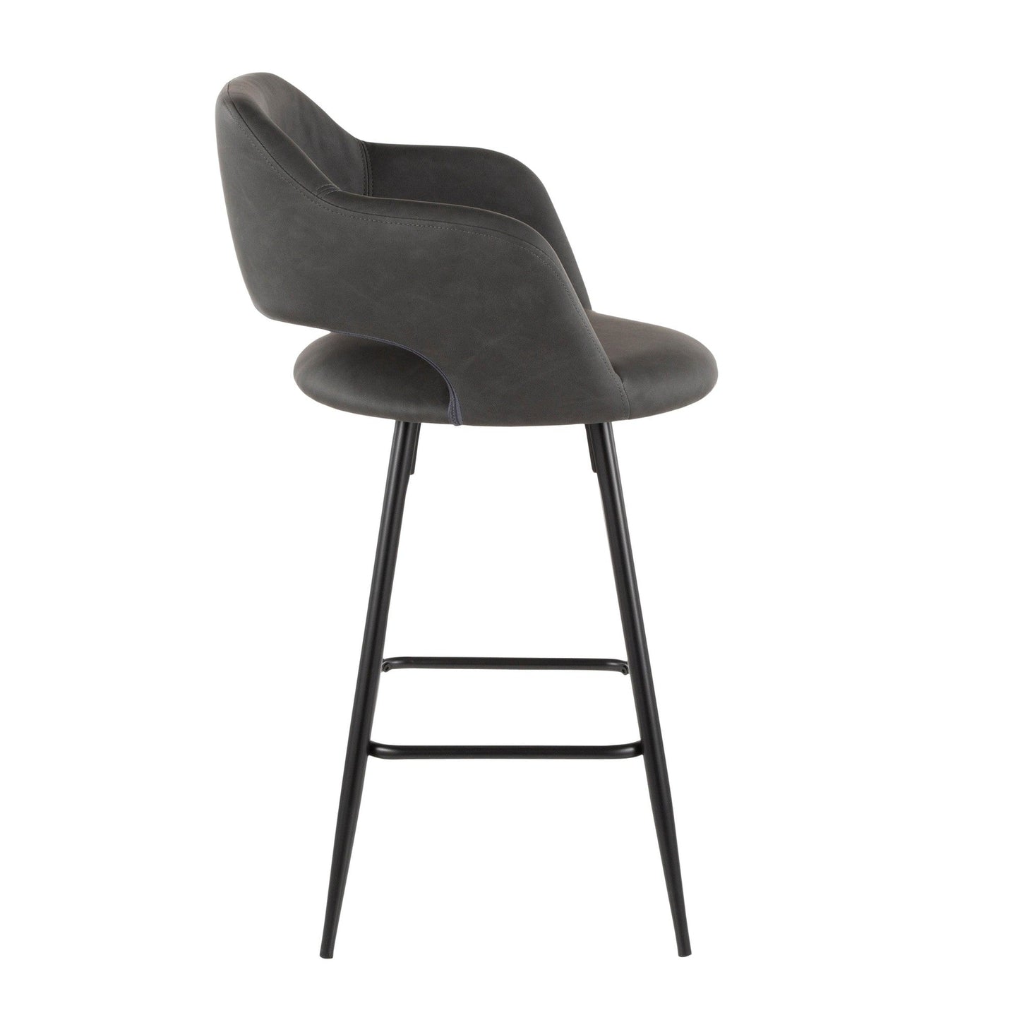 Majestic Office Furniture 25" Fixed-Height Counter Stool - Set of 2