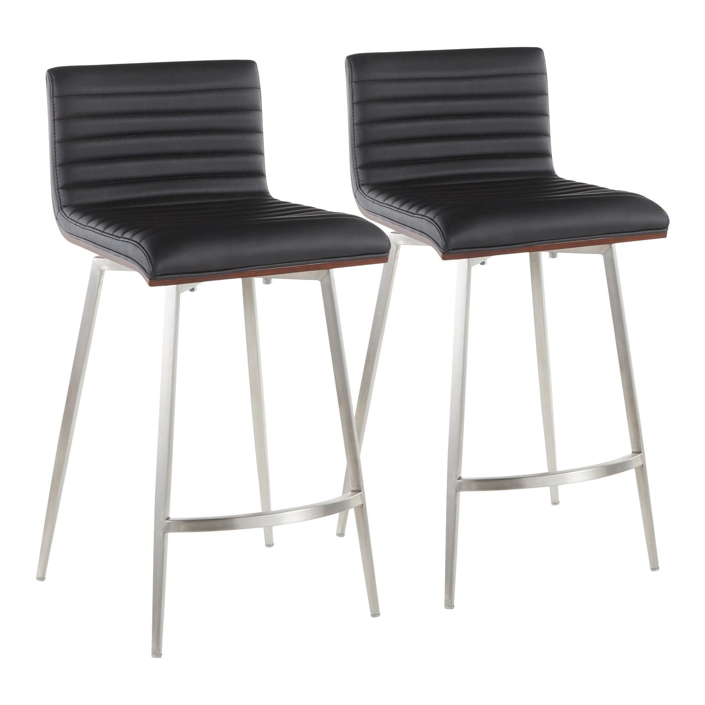 Majestic Office Furniture 26" Fixed-Height Counter Stool - Set of 2