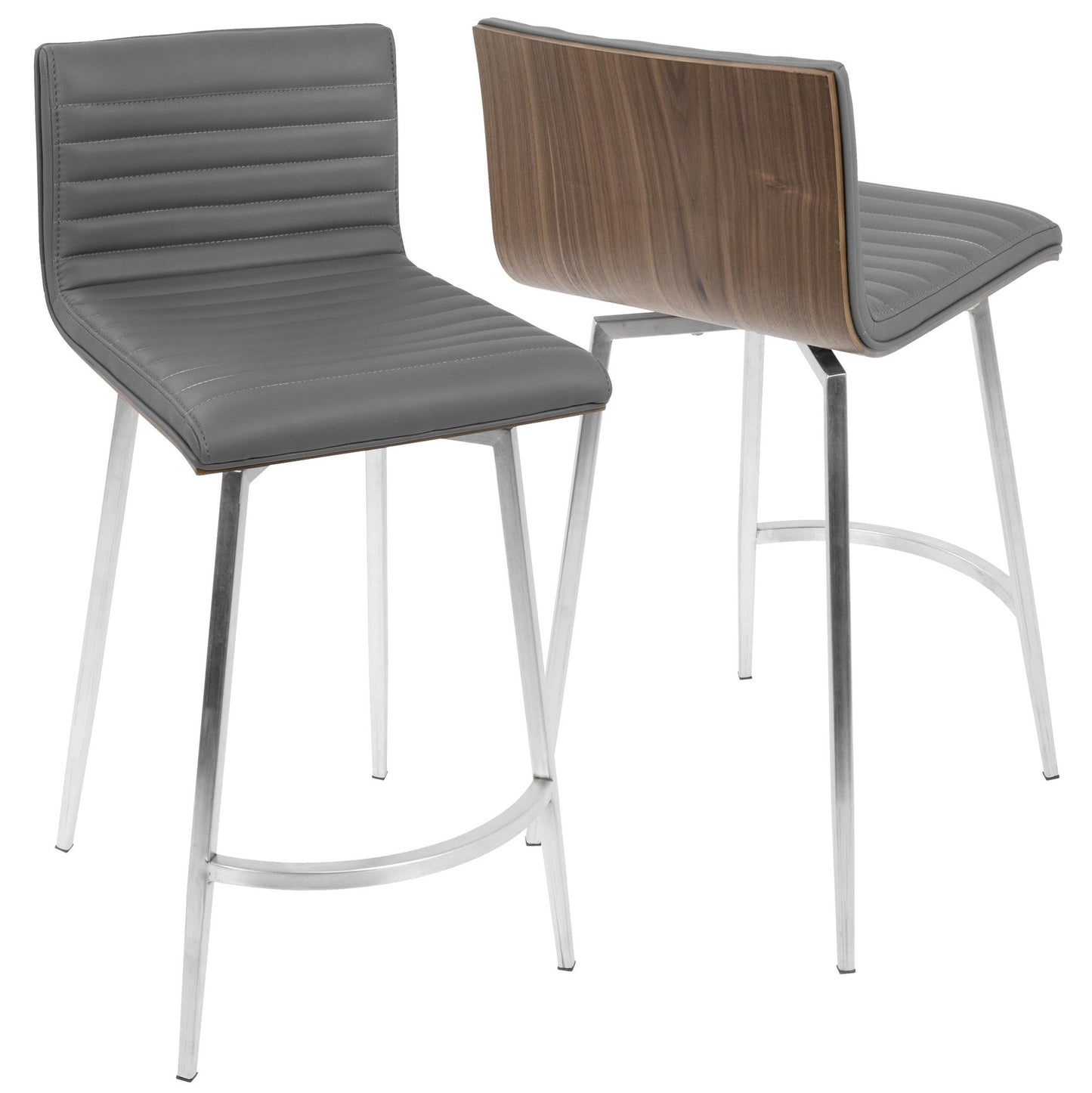 Majestic Office Furniture 26" Fixed-Height Counter Stool - Set of 2