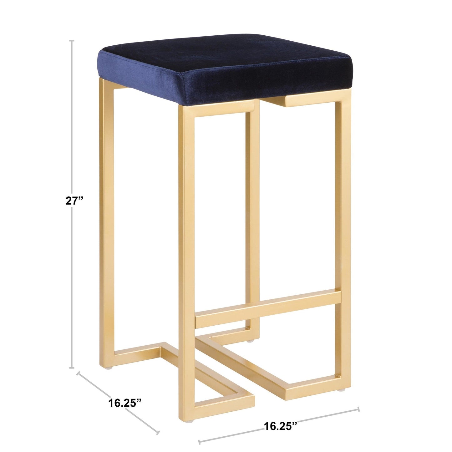 Majestic Office Furniture 26" Fixed-Height Counter Stool - Set of 2
