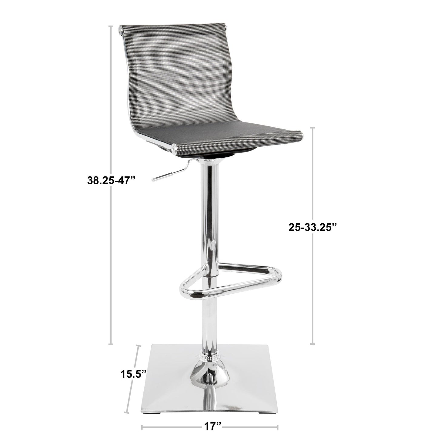 Majestic Office Furniture Adjustable Barstool