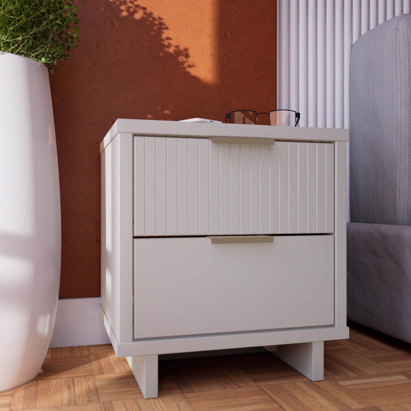 Manhattan Comfort Granville Nightstand 2.0