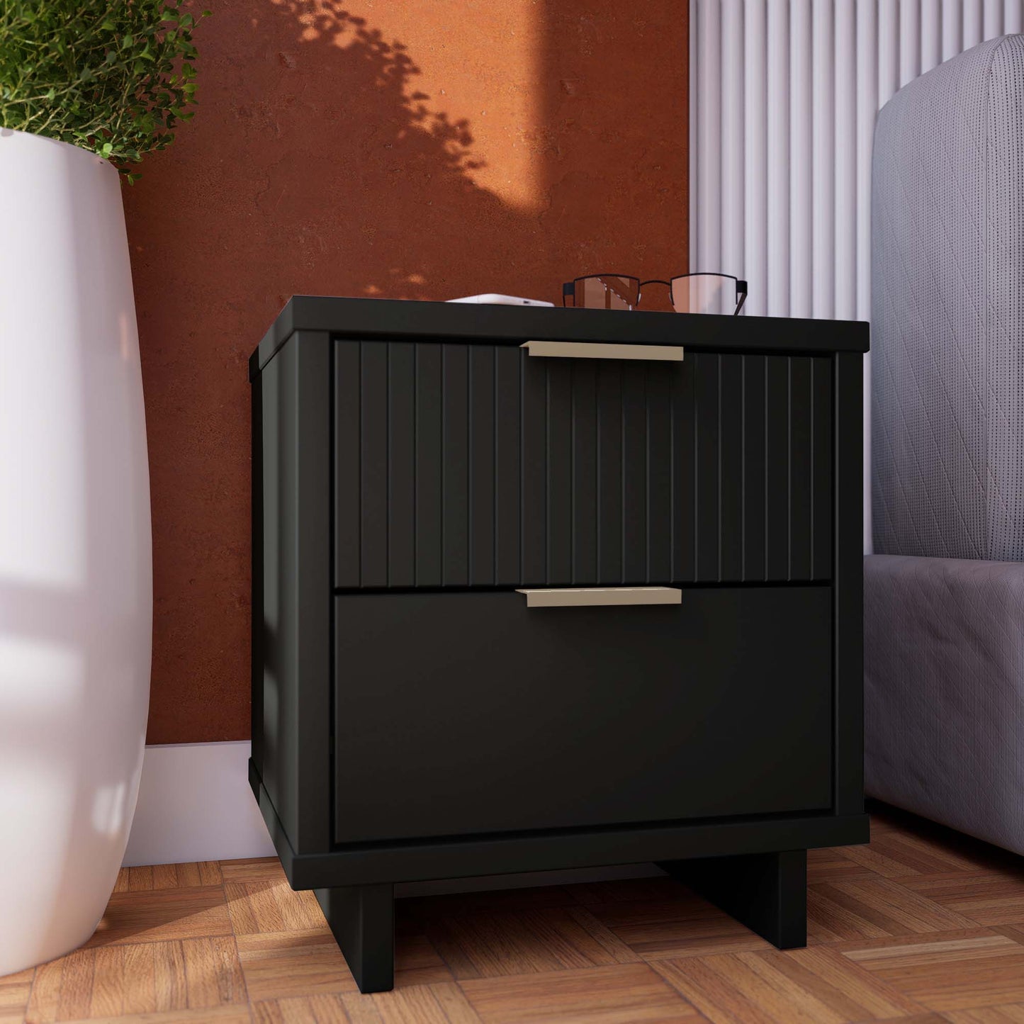 Manhattan Comfort Granville Nightstand 2.0