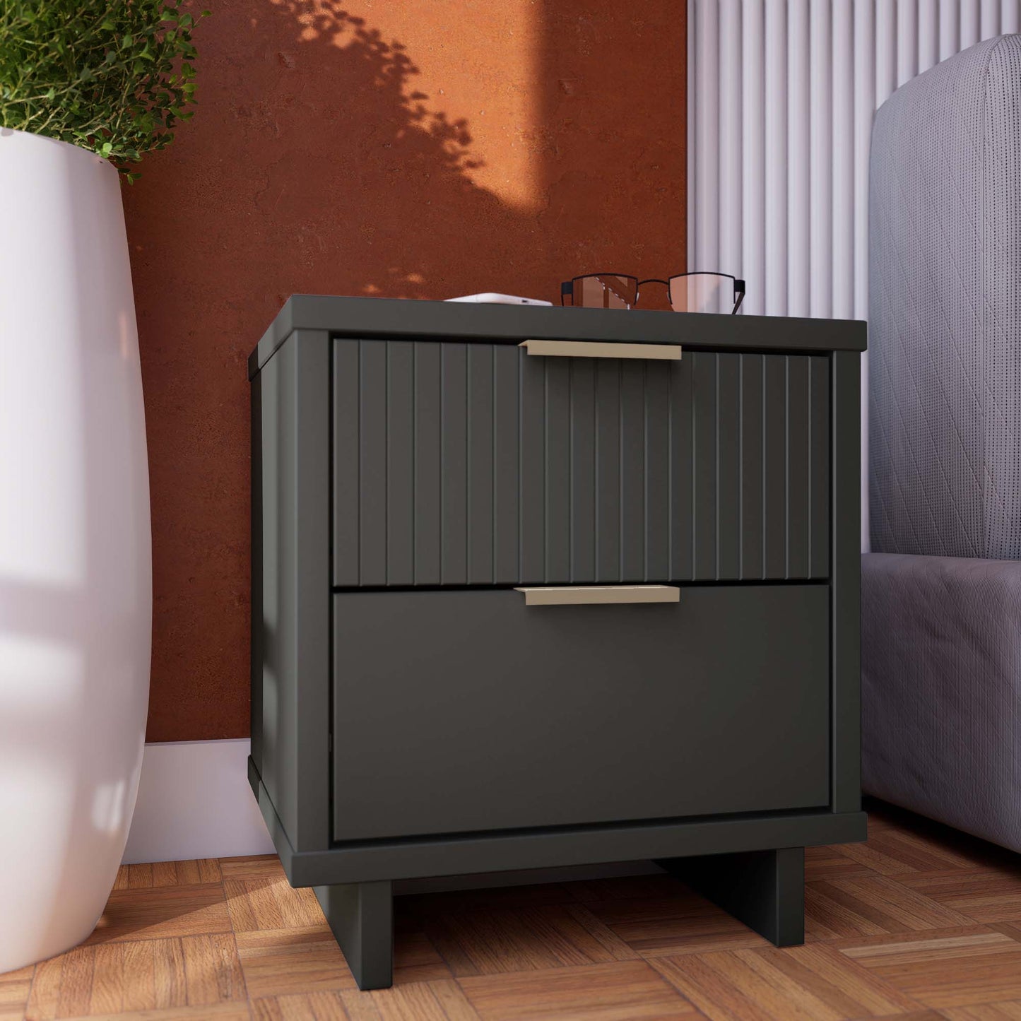 Manhattan Comfort Granville Nightstand 2.0