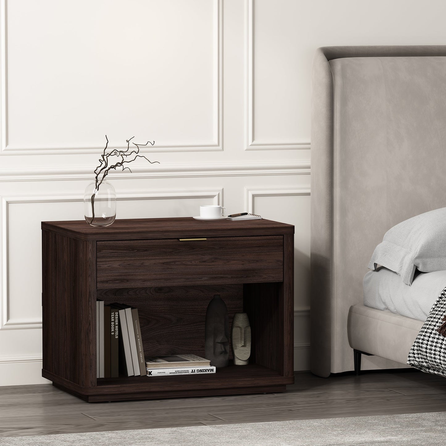 Manhattan Comfort Evelyn 32" Nightstand 2.0