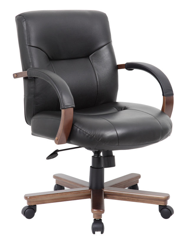 OfficeSource Spencer Collection Executive Mid Back Swivel Tilt
