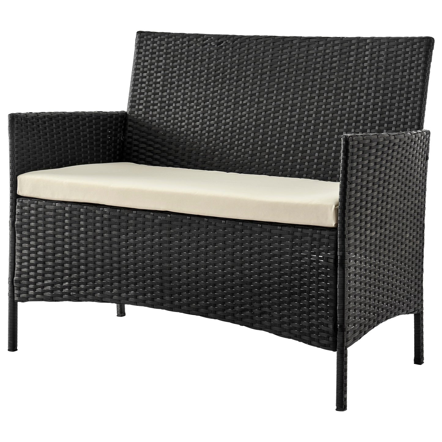 Manhattan Comfort 4-Piece Imperia Patio 4- Person Conversation Set with Coffee Table