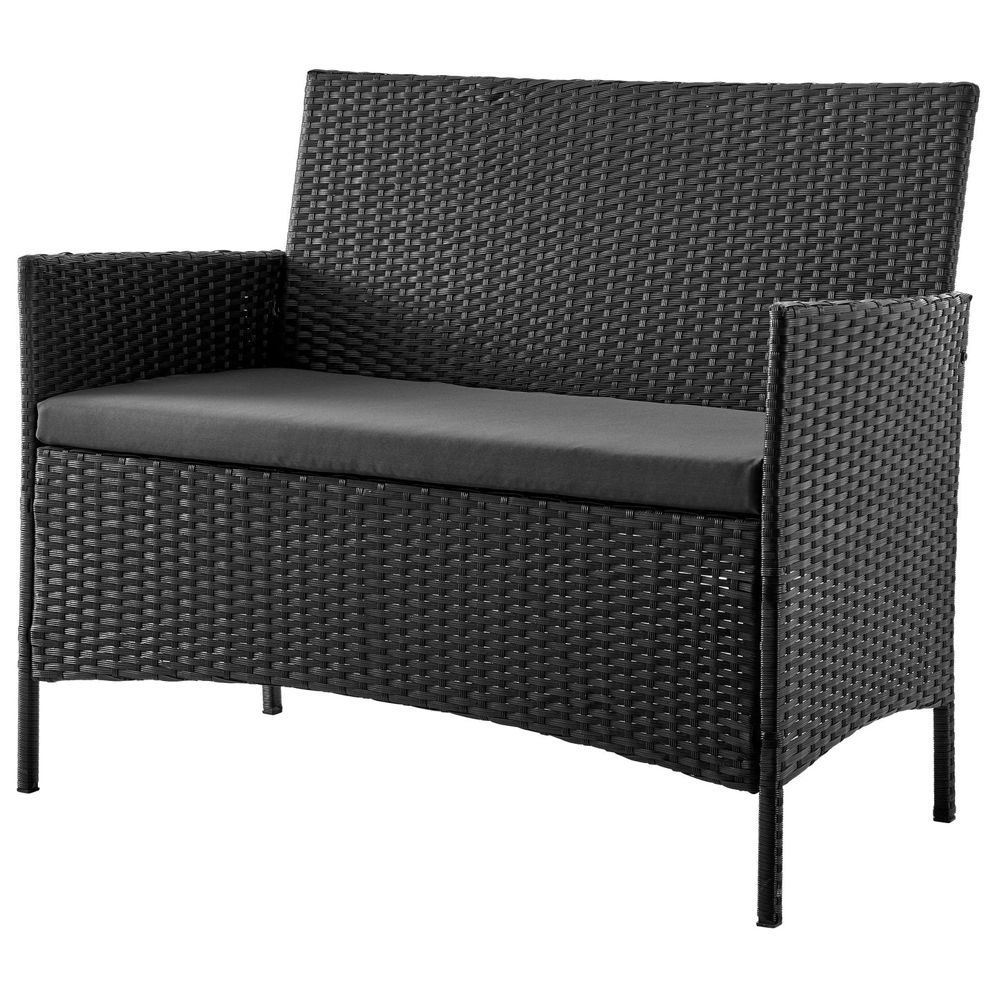 Manhattan Comfort 4-Piece Imperia Patio 4- Person Conversation Set with Coffee Table