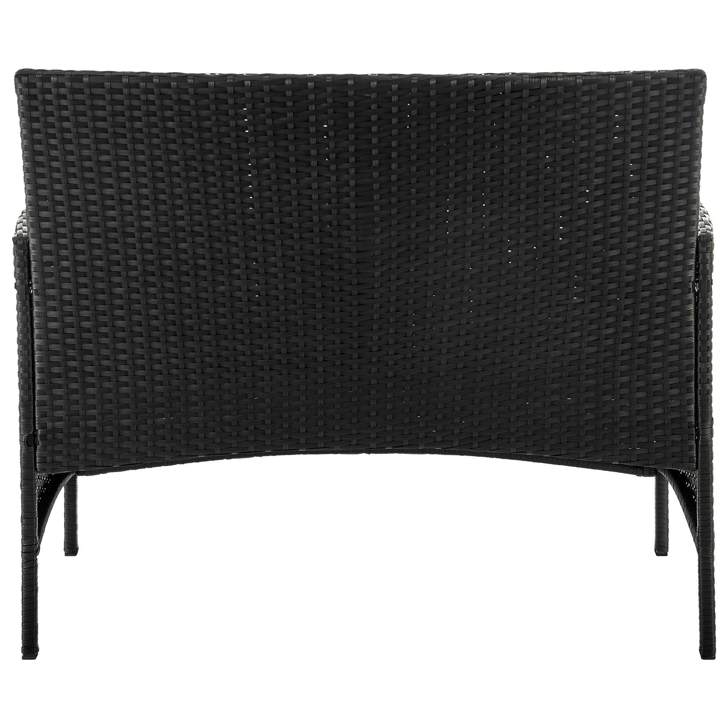 Manhattan Comfort 4-Piece Imperia Patio 4- Person Conversation Set with Coffee Table