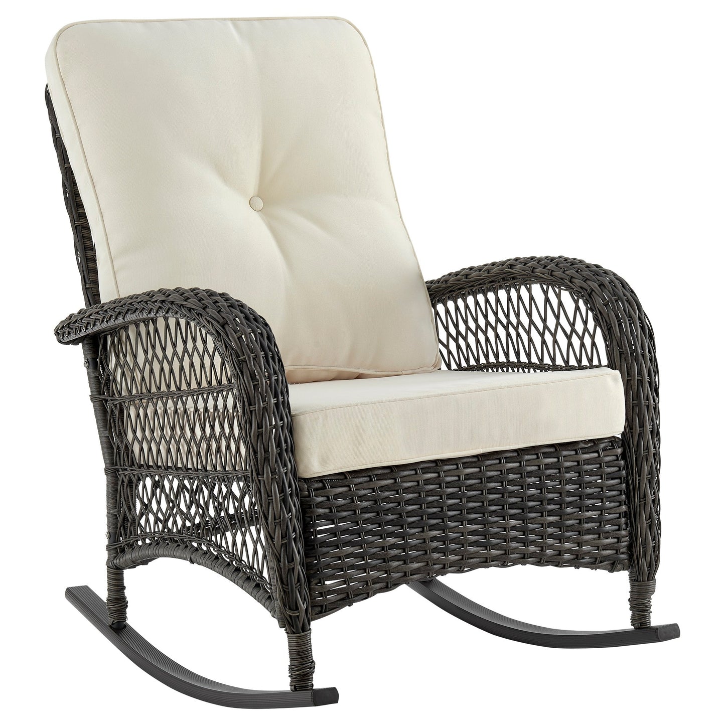 Manhattan Comfort Fruttuo Patio Rocking Chair