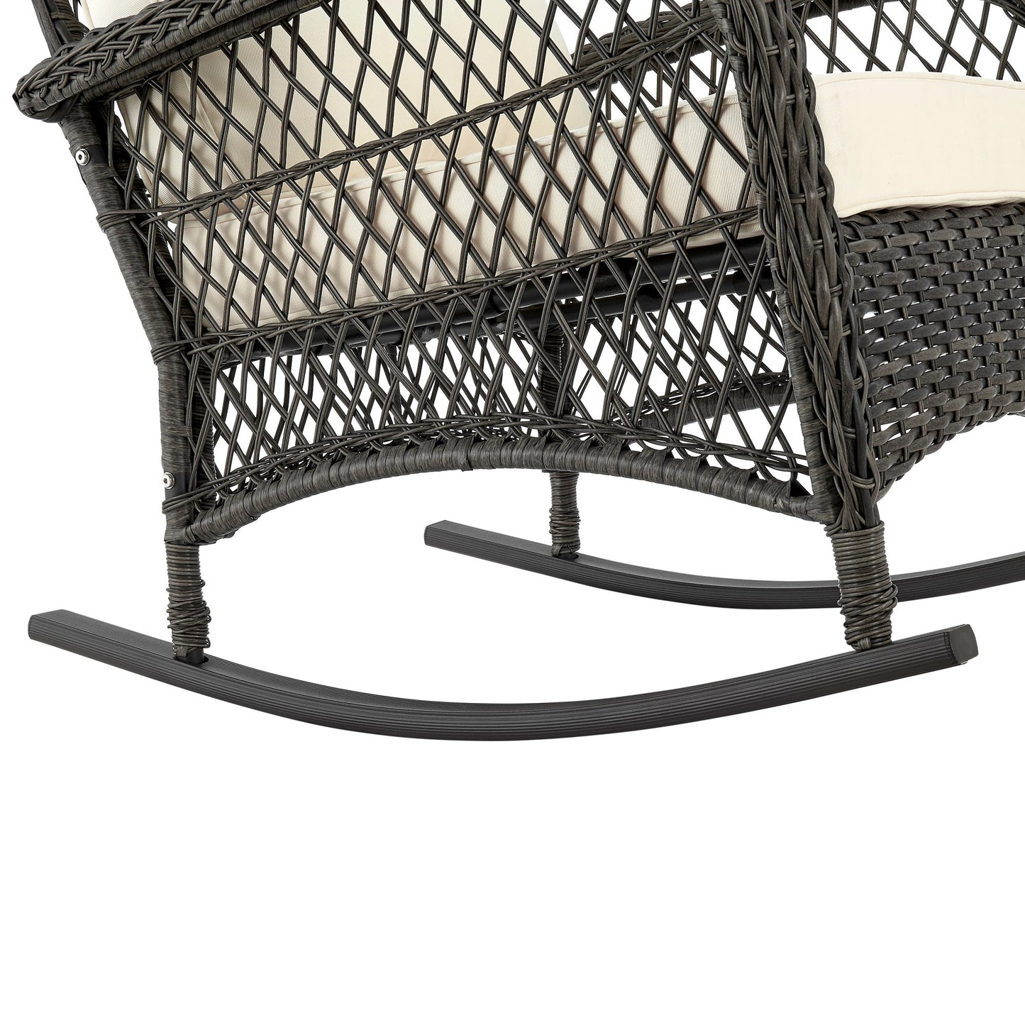 Manhattan Comfort Fruttuo Patio Rocking Chair