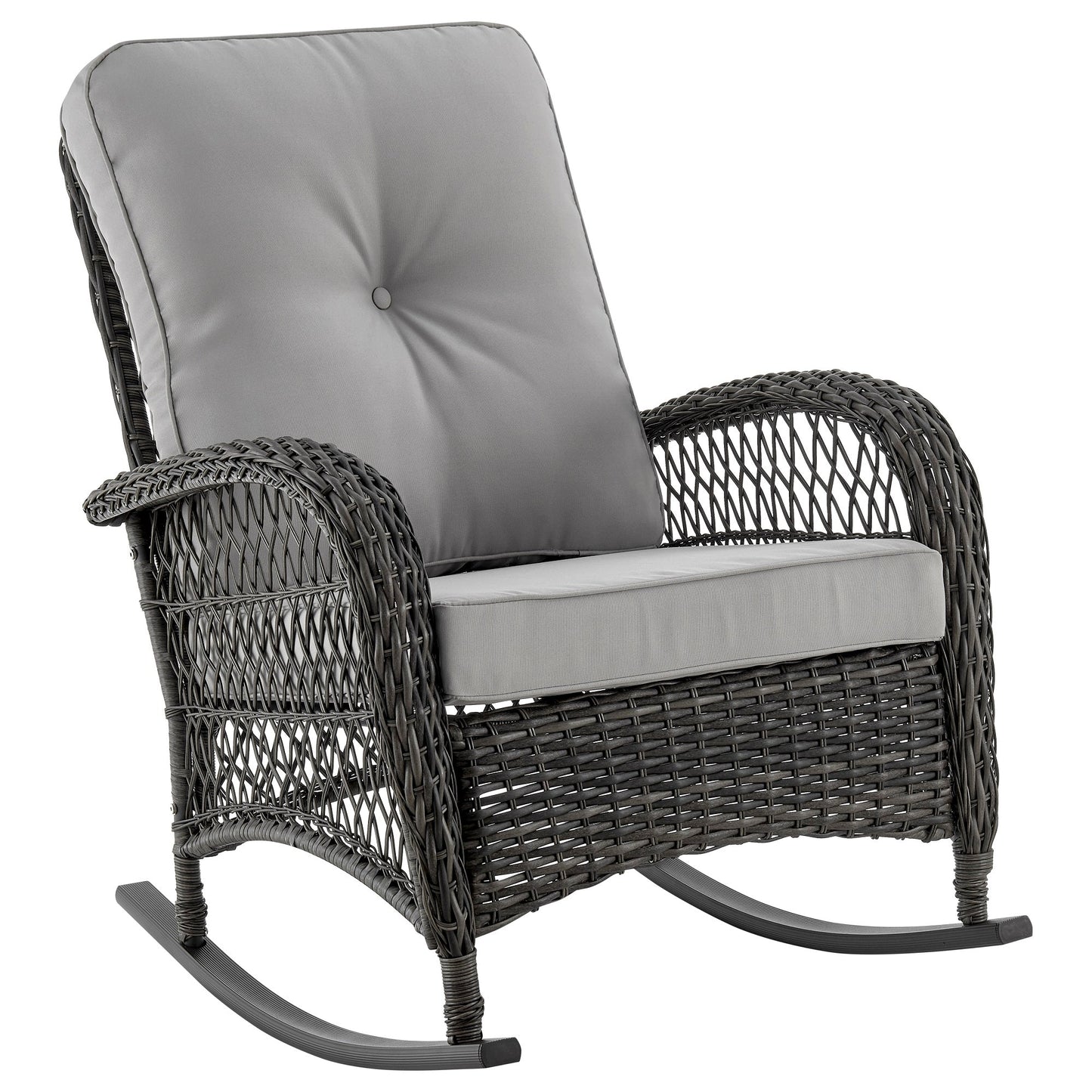 Manhattan Comfort Fruttuo Patio Rocking Chair
