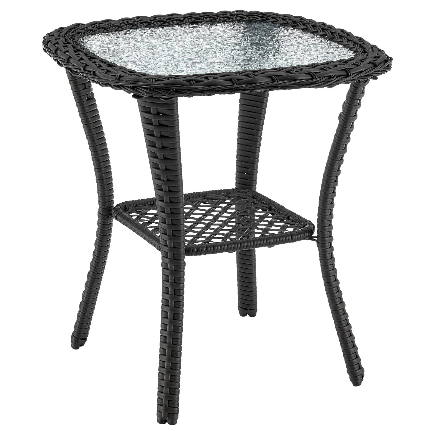 Manhattan Comfort 3-Piece Fruttuo Patio 2- Person Seating Group with End Table