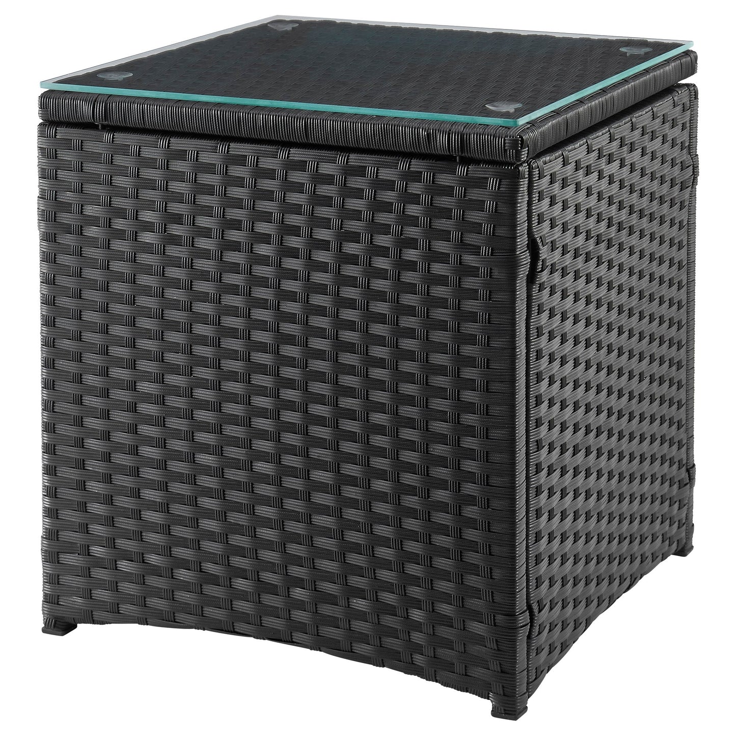 Manhattan Comfort 3-Piece Imperia Patio 2- Person Seating Group with End Table