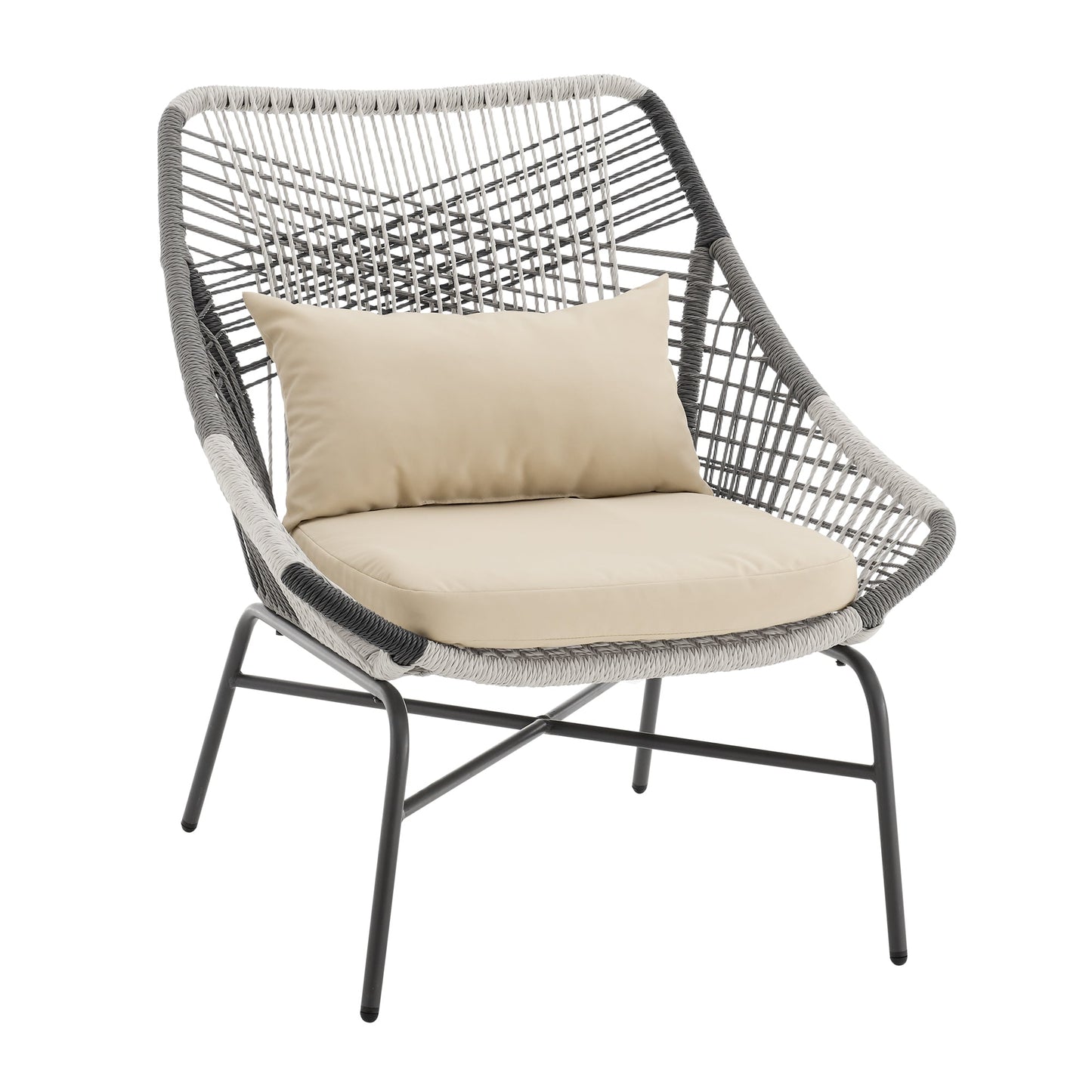 Manhattan Comfort 5-Piece Ashland Patio Conversation Set