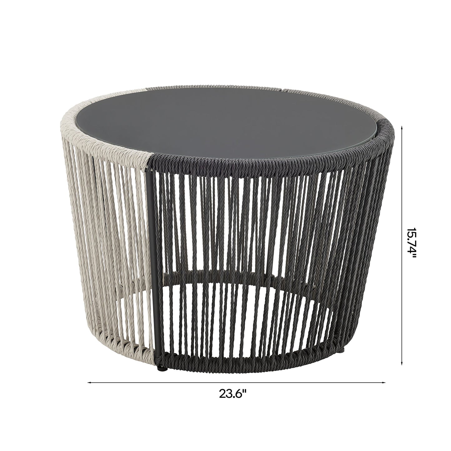 Manhattan Comfort 5-Piece Ashland Patio Conversation Set