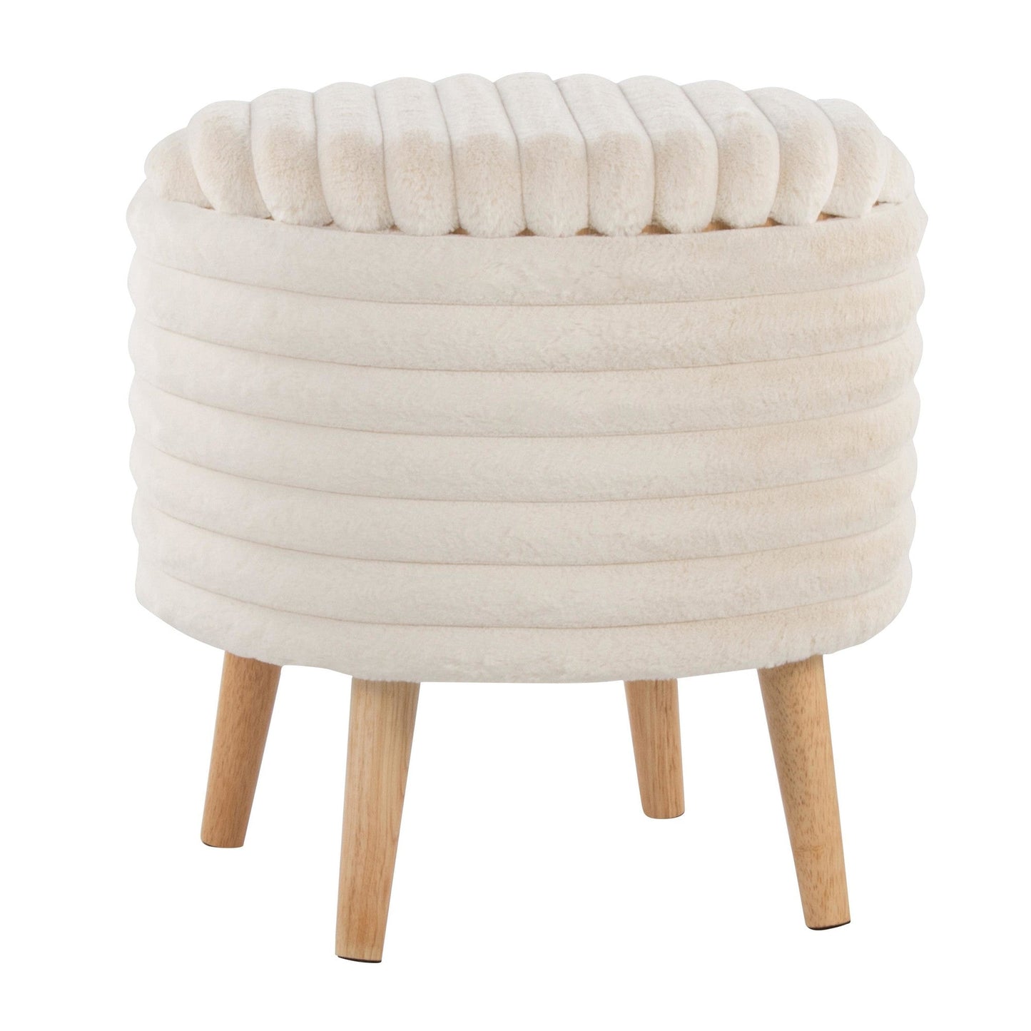 Majestic Office Furniture Plush Storage Ottoman Set