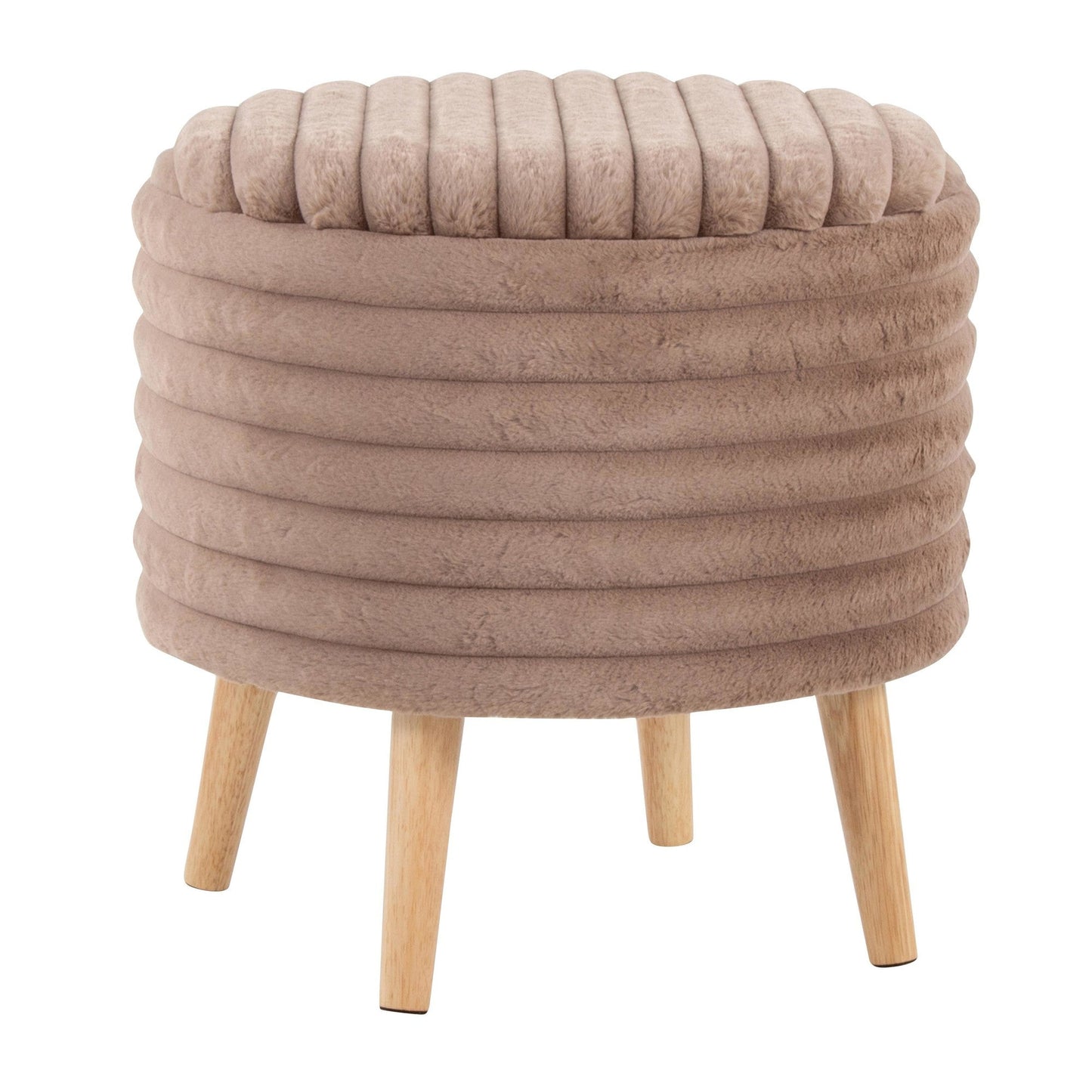 Majestic Office Furniture Plush Storage Ottoman Set