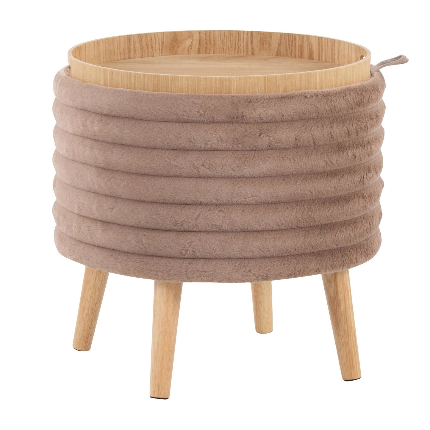 Majestic Office Furniture Plush Storage Ottoman Set