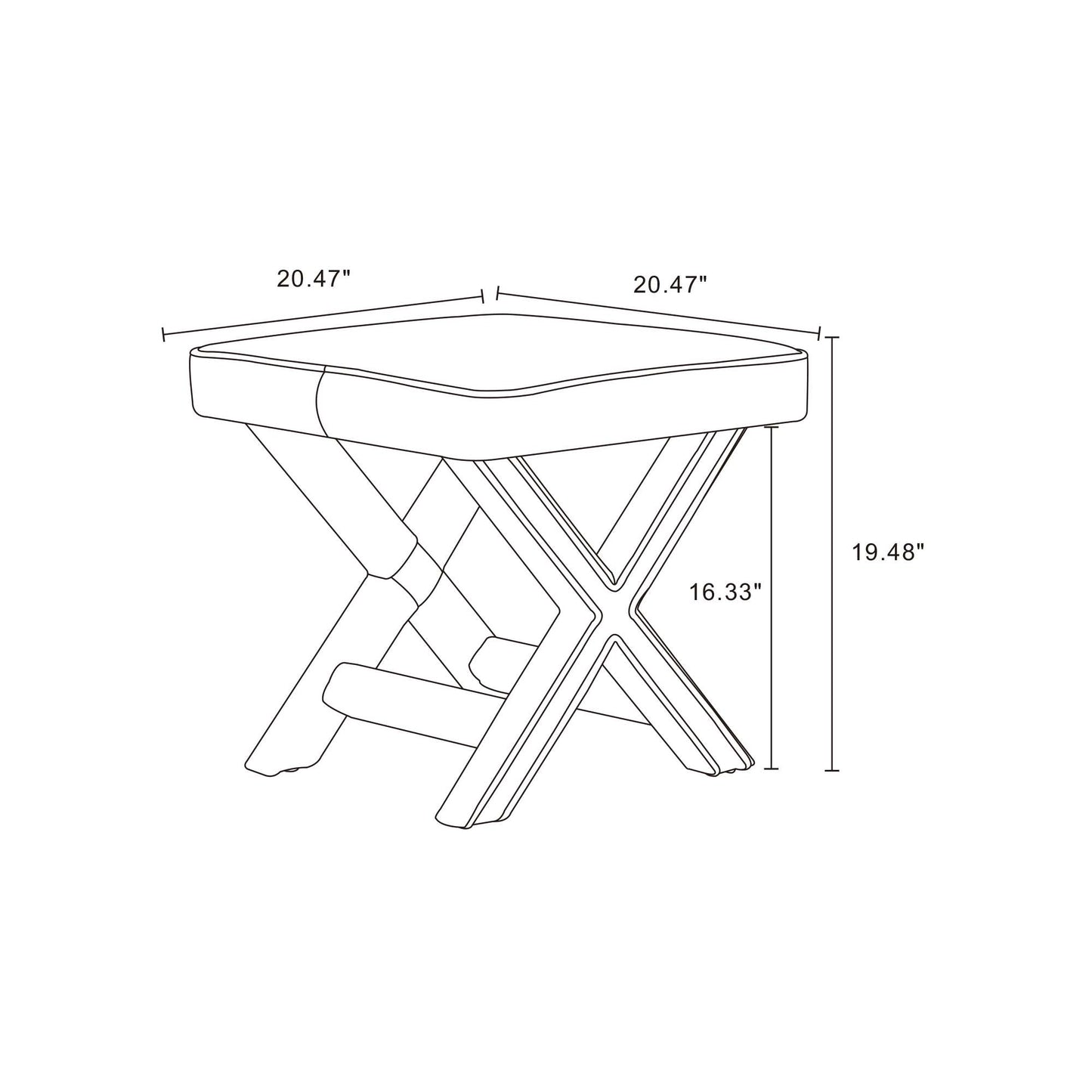 Manhattan Comfort Abigail Bench