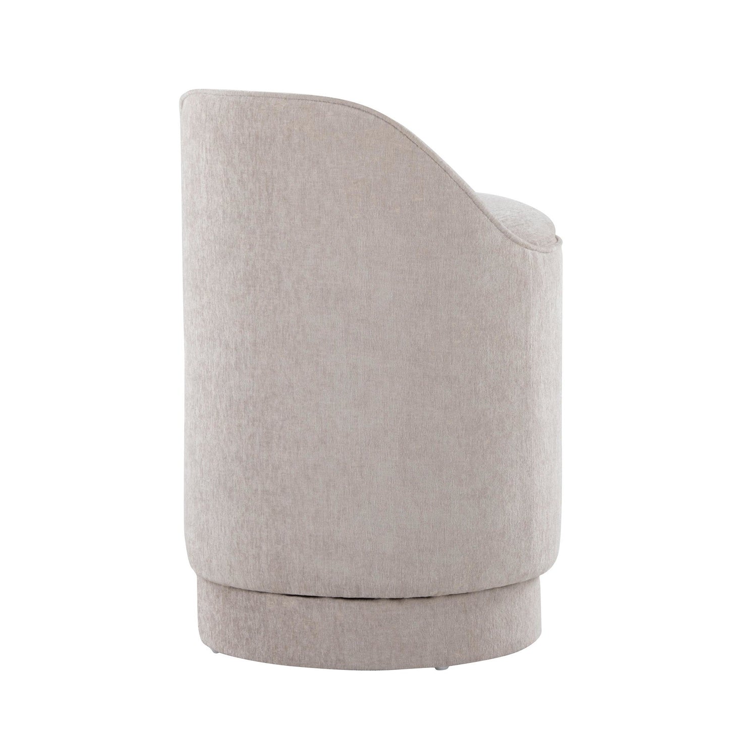 Lumisource Marla 18" Upholstered Vanity Stool