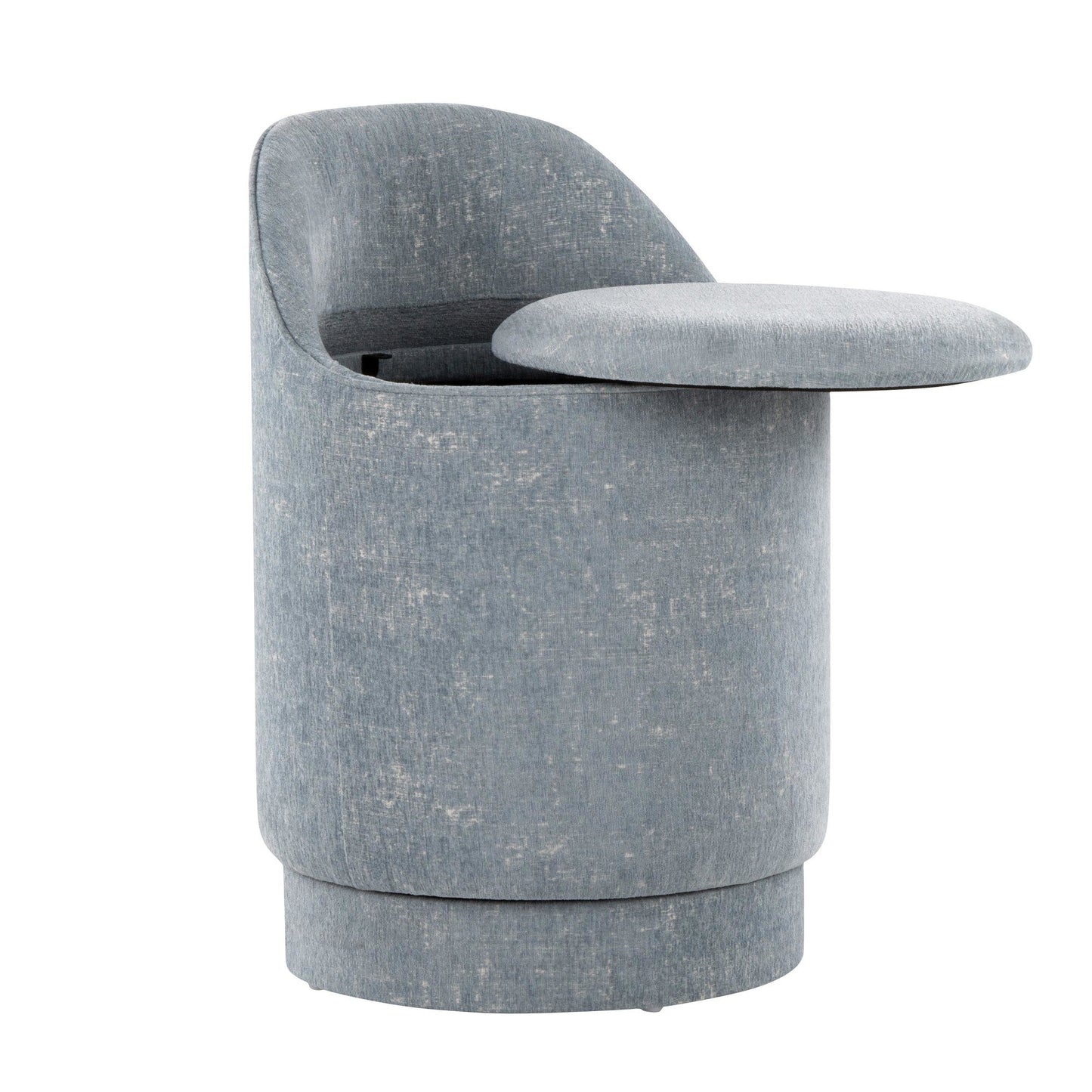 Lumisource Marla 18" Upholstered Vanity Stool