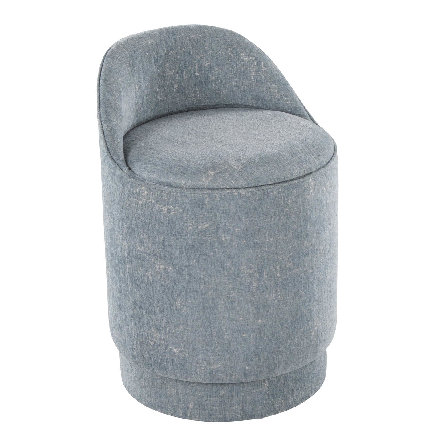 Lumisource Marla 18" Upholstered Vanity Stool
