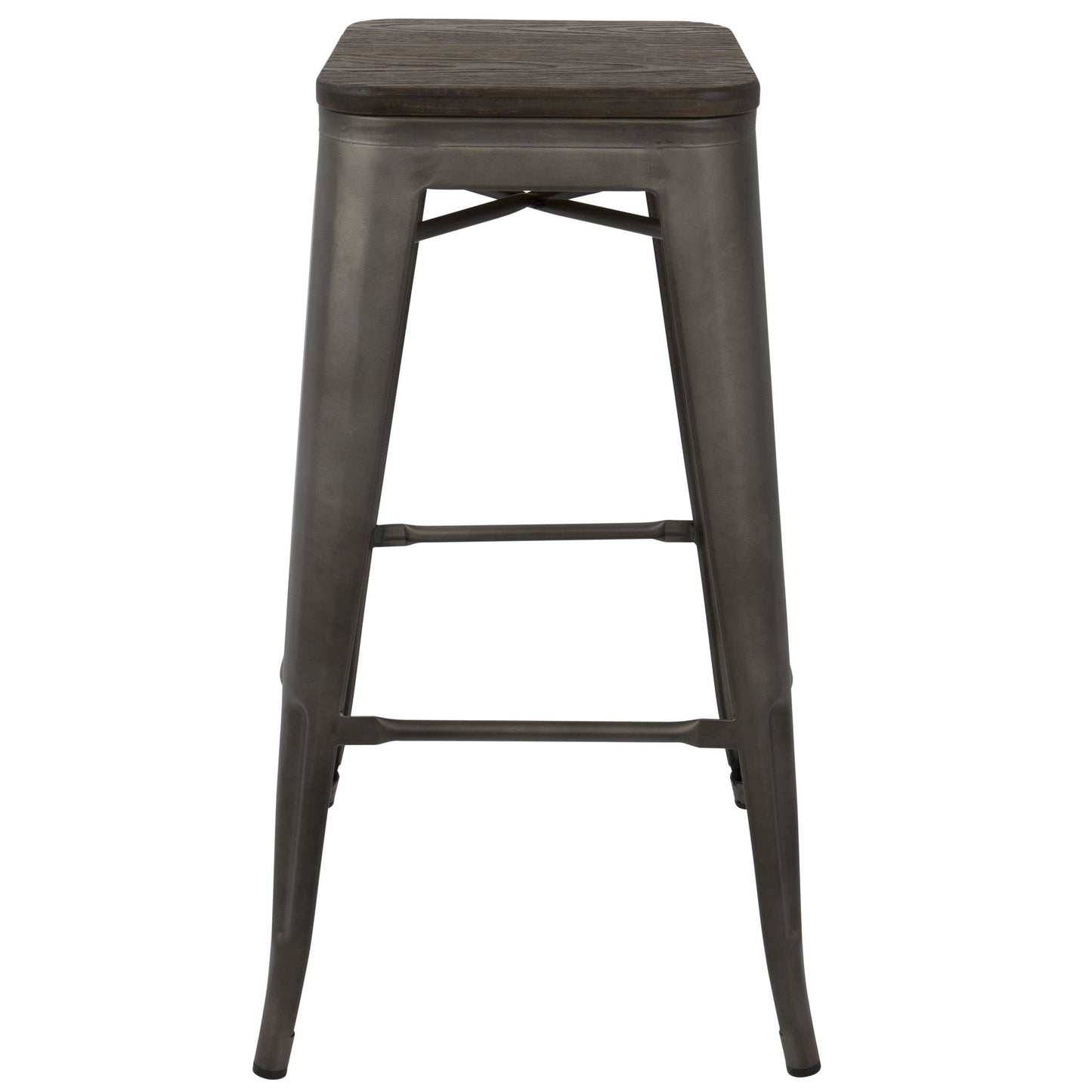 Majestic Office Furniture 30" Fixed-Height Barstool - Set of 2