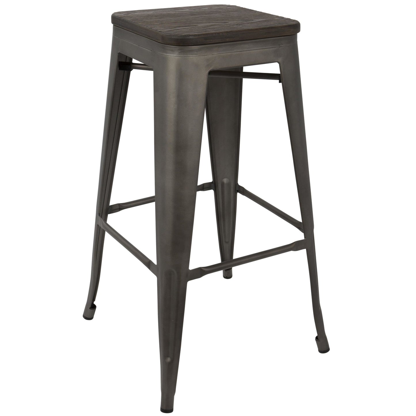Majestic Office Furniture 30" Fixed-Height Barstool - Set of 2