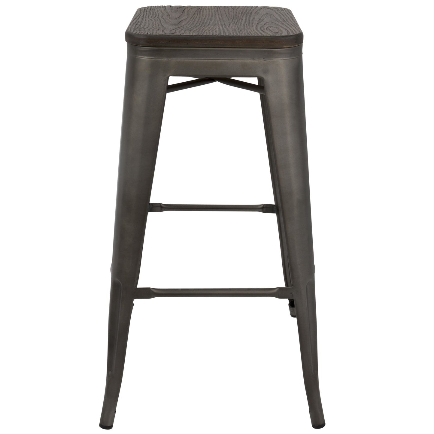 Majestic Office Furniture 30" Fixed-Height Barstool - Set of 2