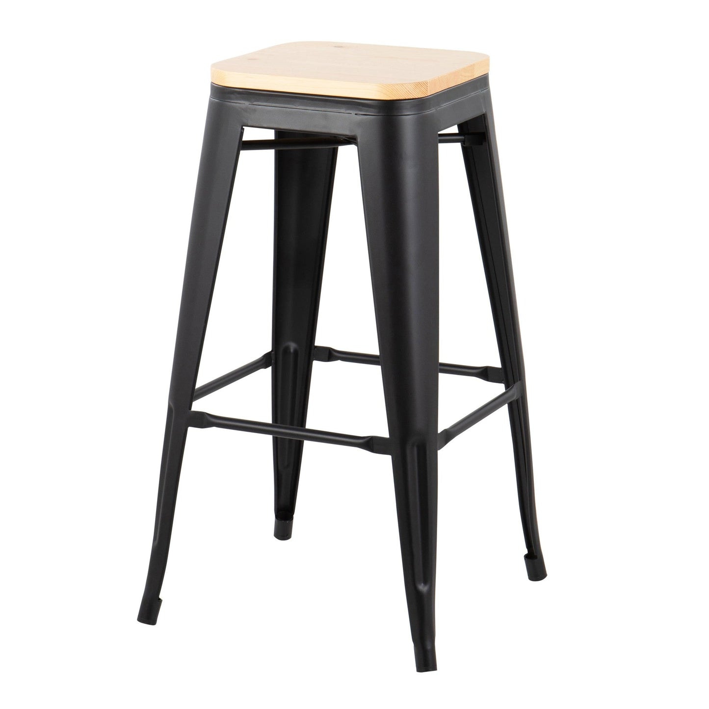 Majestic Office Furniture 30" Fixed-Height Barstool - Set of 2