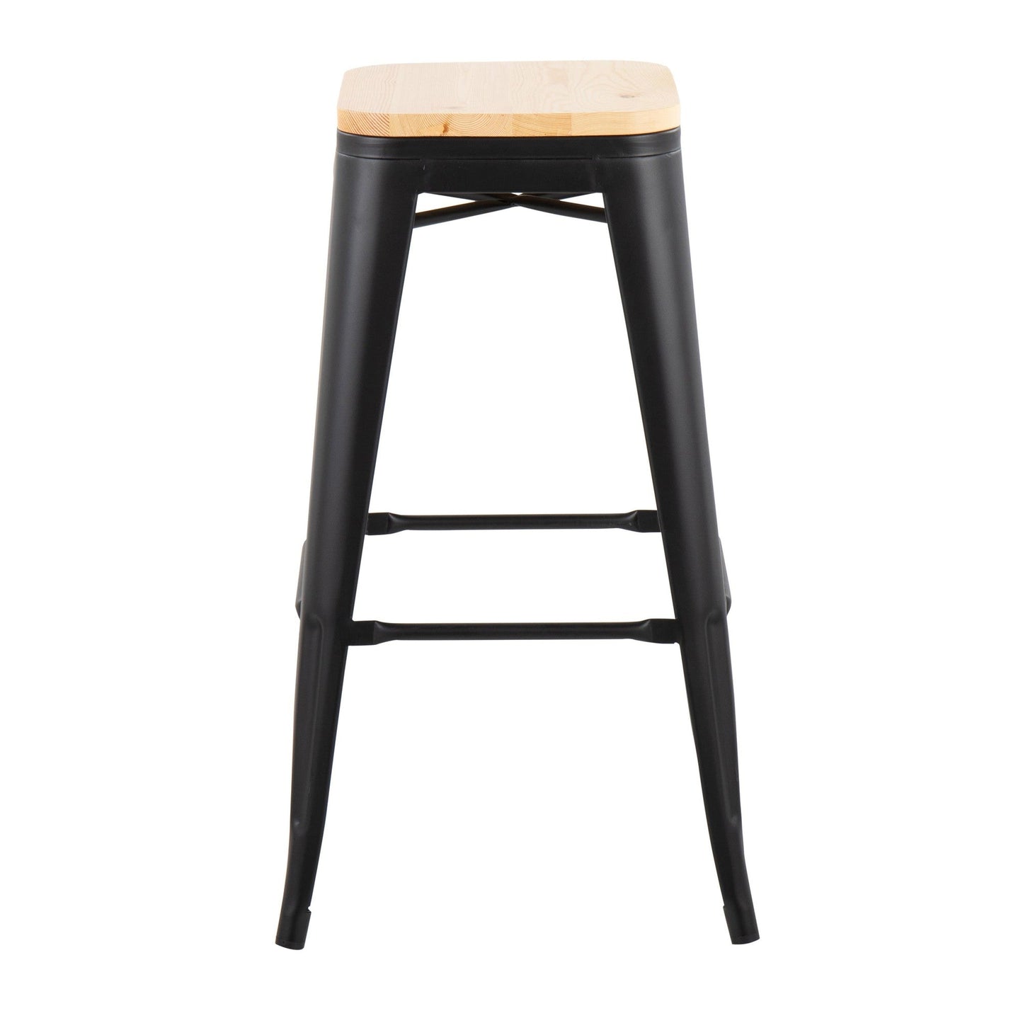 Majestic Office Furniture 30" Fixed-Height Barstool - Set of 2