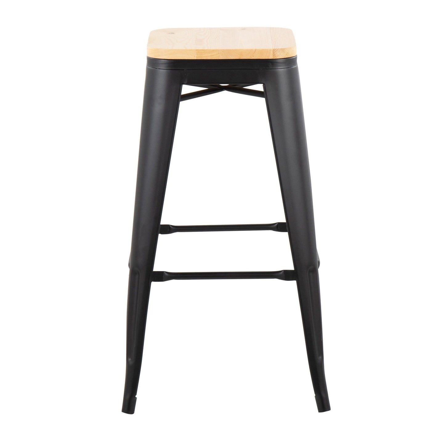 Majestic Office Furniture 30" Fixed-Height Barstool - Set of 2