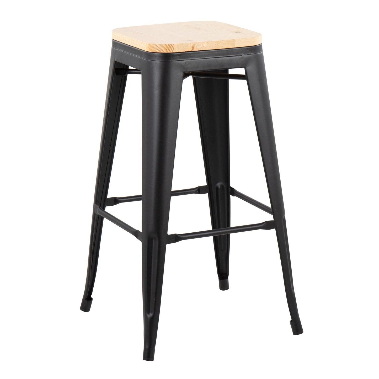 Majestic Office Furniture 30" Fixed-Height Barstool - Set of 2