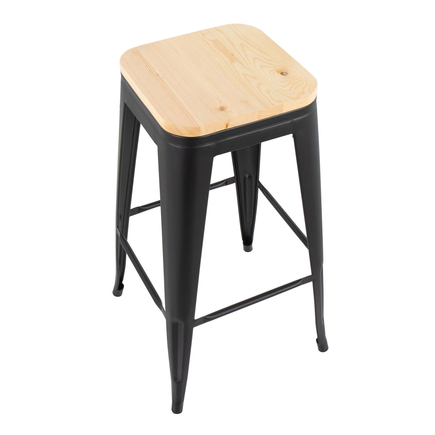 Majestic Office Furniture 30" Fixed-Height Barstool - Set of 2