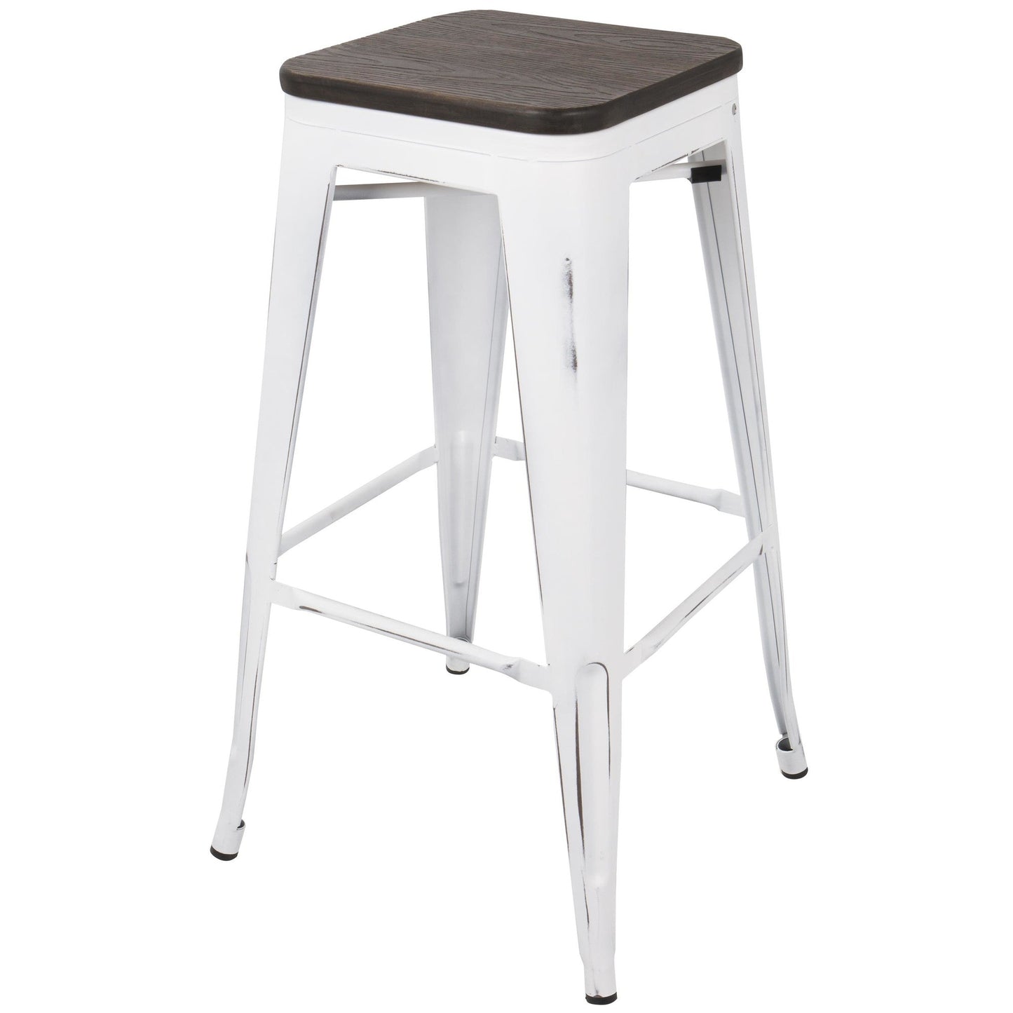 Majestic Office Furniture 30" Fixed-Height Barstool - Set of 2