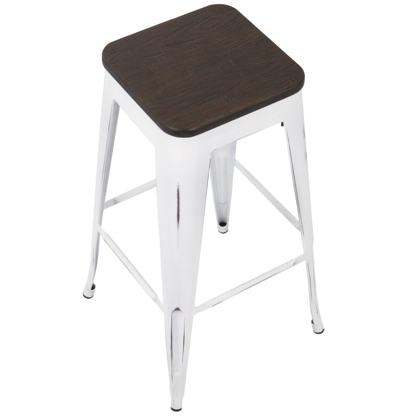 Majestic Office Furniture 30" Fixed-Height Barstool - Set of 2
