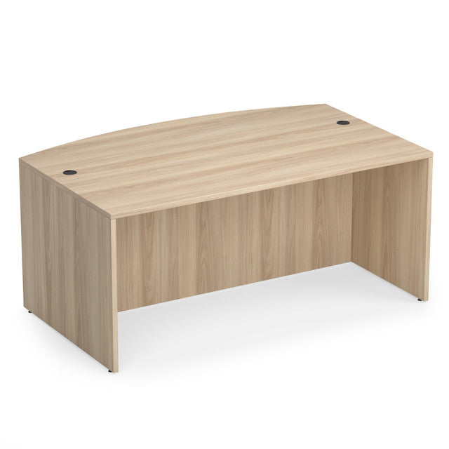 OfficeSource OS Laminate Collection Bow Front Desk Shell