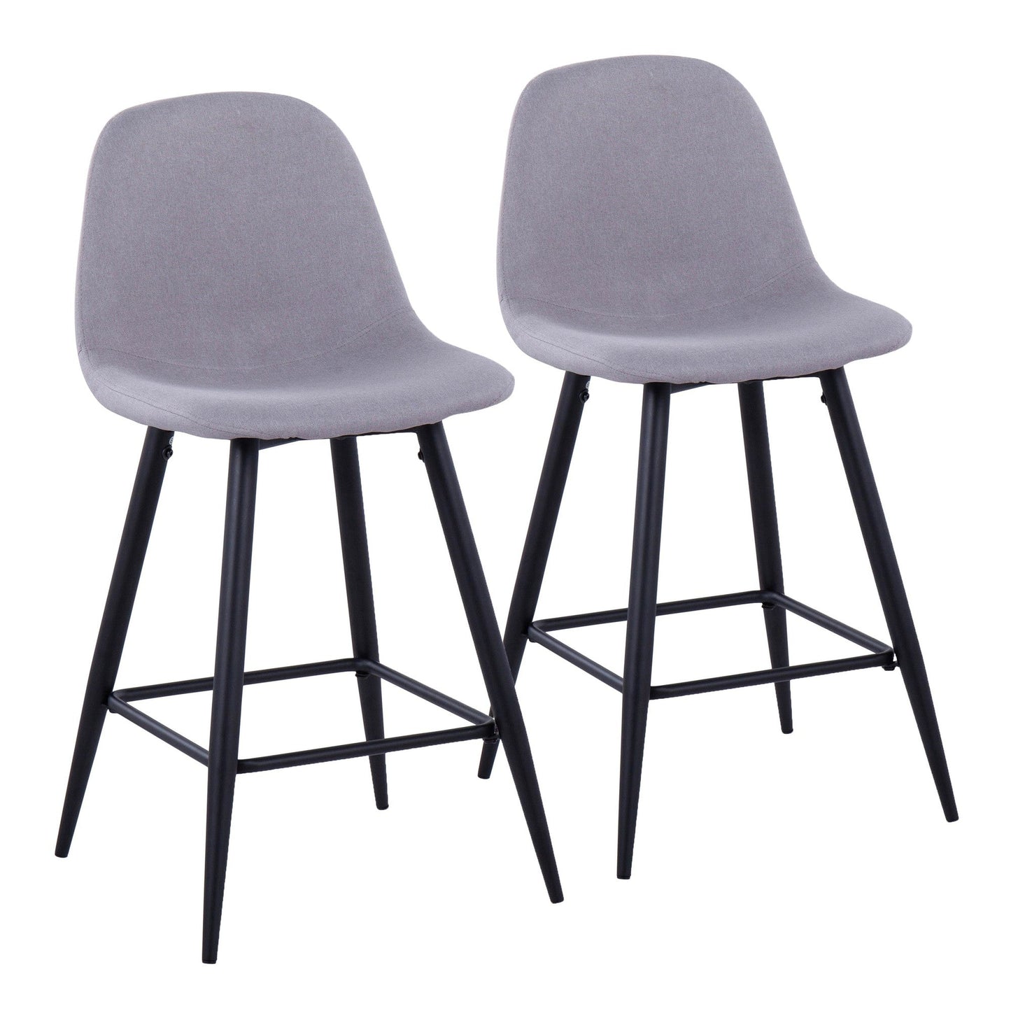 Majestic Office Furniture 24" Fixed-Height Counter Stool - Set of 2