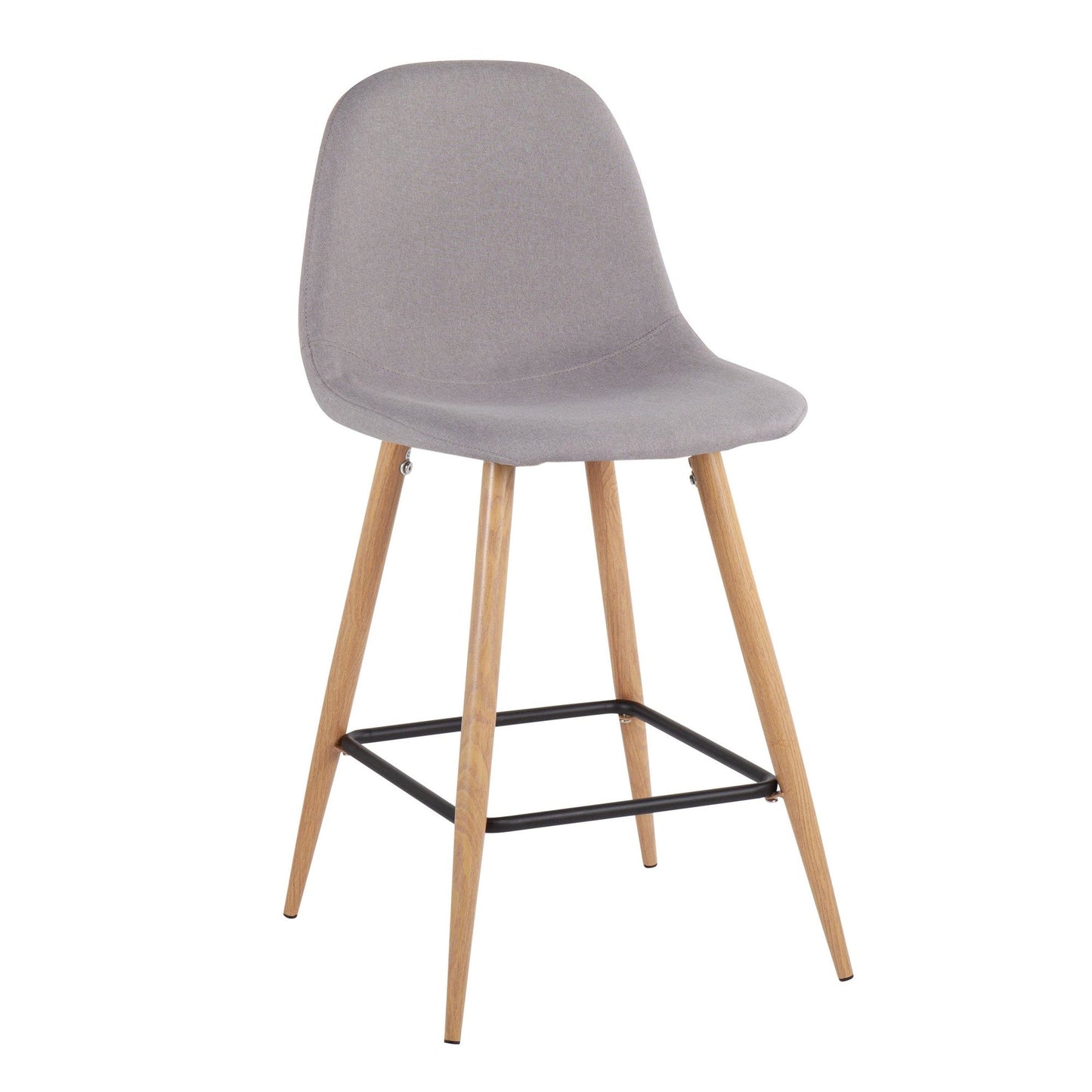 Majestic Office Furniture 24" Fixed-Height Counter Stool - Set of 2