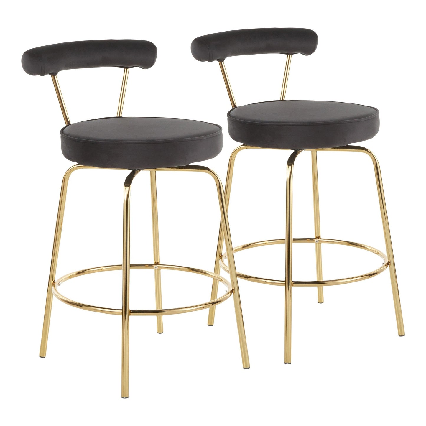 Majestic Office Furniture 26" Fixed-Height Counter Stool - Set of 2