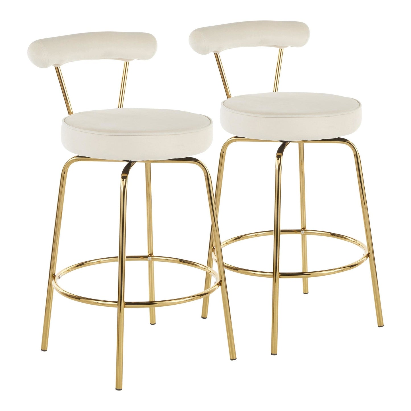 Majestic Office Furniture 26" Fixed-Height Counter Stool - Set of 2