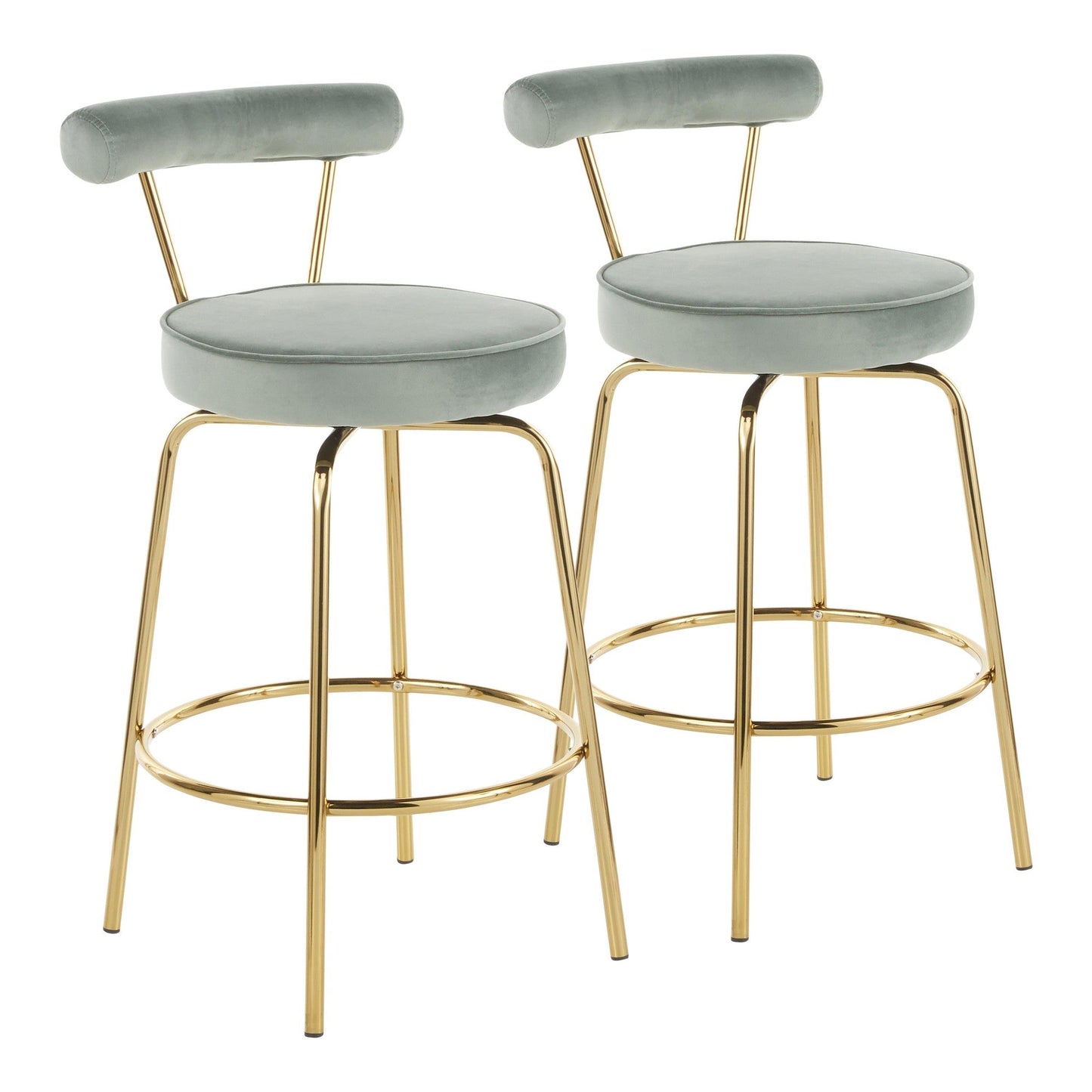 Majestic Office Furniture 26" Fixed-Height Counter Stool - Set of 2