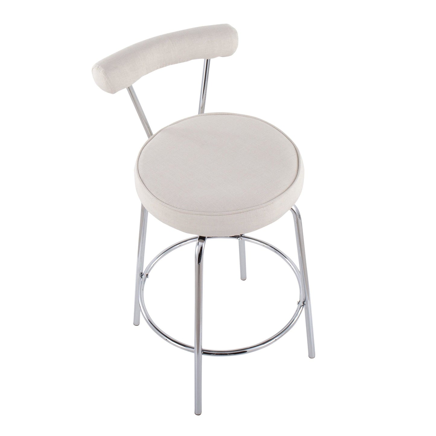 Majestic Office Furniture 26" Fixed-Height Counter Stool - Set of 2