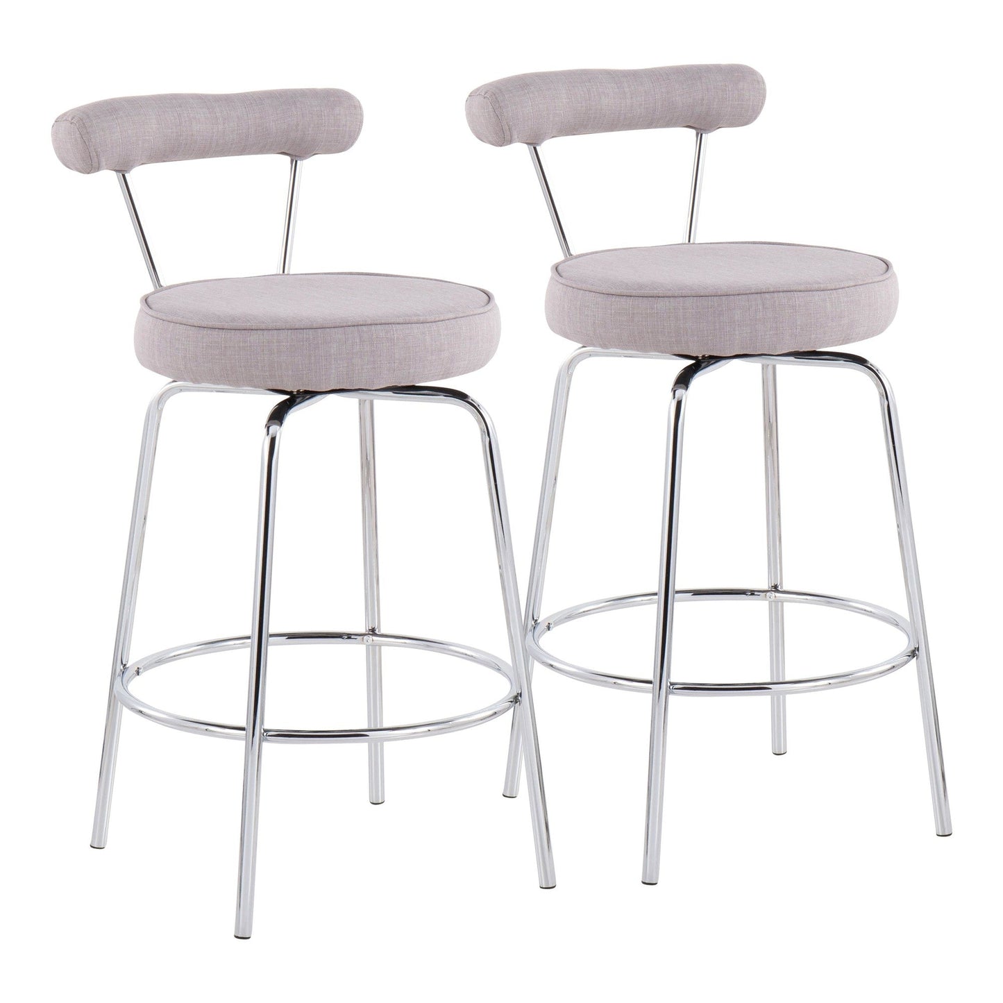 Majestic Office Furniture 26" Fixed-Height Counter Stool - Set of 2